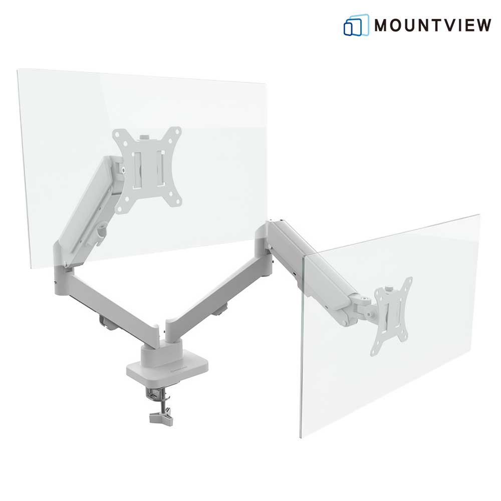 마운트뷰 LUX17 듀얼 모니터암, 1개, 화이트 [EW032] 54,730원
