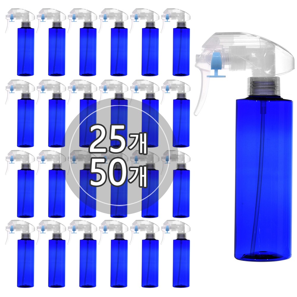 [10-25개묶음판매] 초미세 건스프레이용기 100ml 120ml 150ml 200ml 250ml 300ml 플라스틱 분무기 공병 허브스프레이공병 62,080원