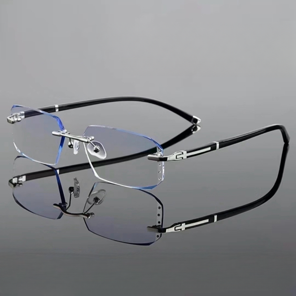 블루라이트차단 변색 안경 자외선 블루레이 방지 평광안경 남녀 컴퓨터 티타늄 투명, 현재가 32,060원