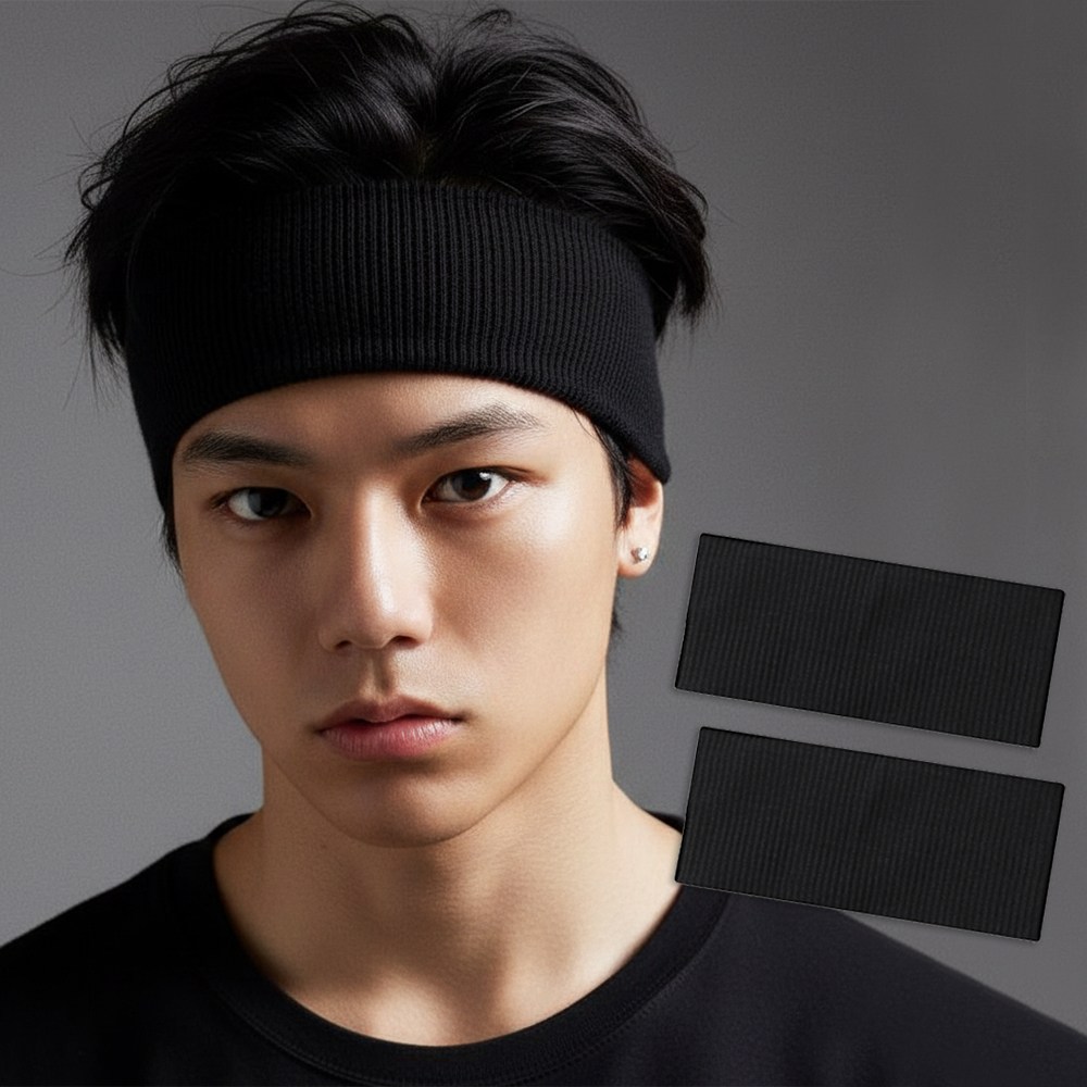 남성 스포츠 러닝 와이드 9cm 헤어밴드 3개 세트 9,900원