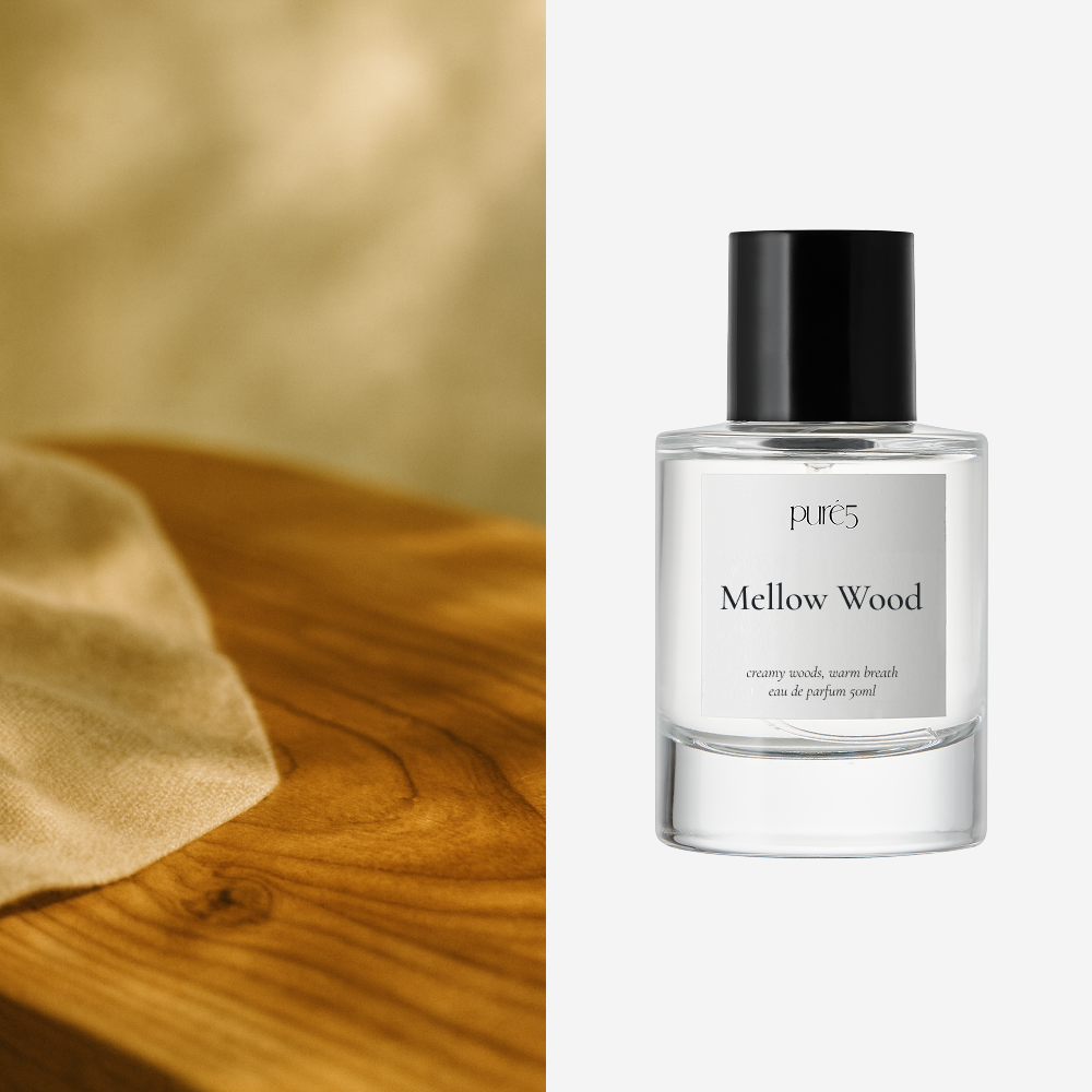 PURE5 크리미한 샌달우드 머스크 우디향 향수 MELLOW WOOD, 1개, 18ml 17,000원