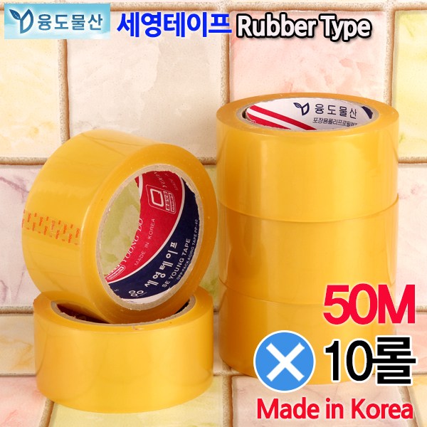 세영테이프 냉동용 사계절용 테이프 50M투명 18,500원