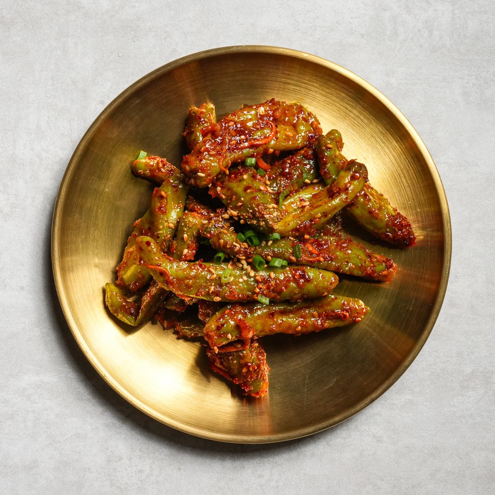 [반찬가게 찬장] 꽈리고추무침 수제반찬 집밥 반찬 배달 맛집, 1개, 100g 4,500원