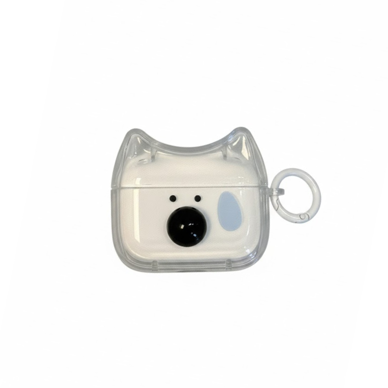 귀여운 입체 땀 흘리는 강아지 댕댕이 투명 에어팟 프로2 케이스 PRO2 7,600원