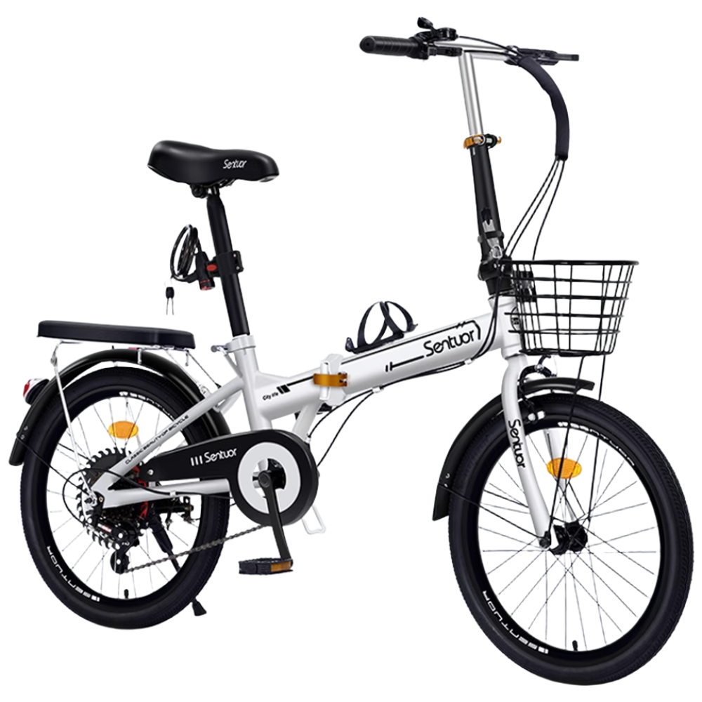 로로와형제들 미니벨로 접이식자전거 20인치 폴딩 미니 출퇴근 완조립 자전거, 1개, 145cm, 화이트 149,500원