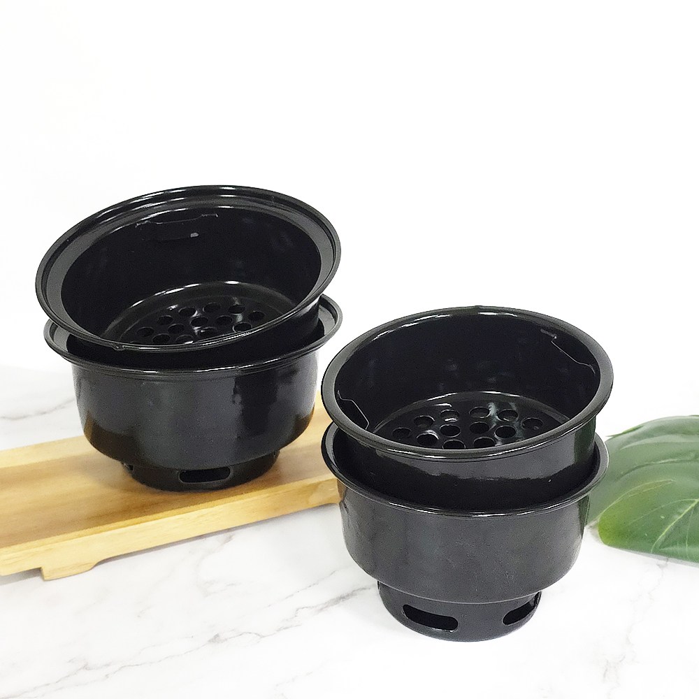 유유마트 국산 업소용 막로스타 법랑 숯통 (17cm/21cm) 숯불 운반 원형 화로 7,900원