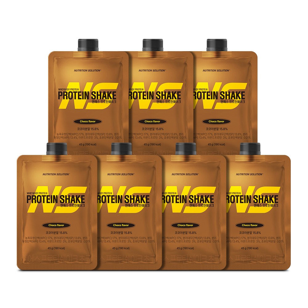 NS 프로틴 쉐이크 식사대용 다이어트 단백질 파우치 초코맛 29,800원