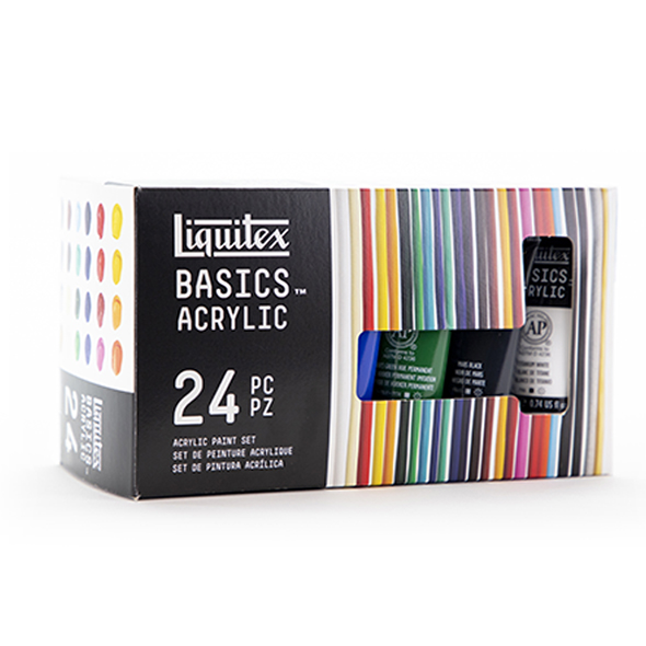 리퀴텍스 베이직아크릴물감세트 24색, 상세페이지 참조 72,900원