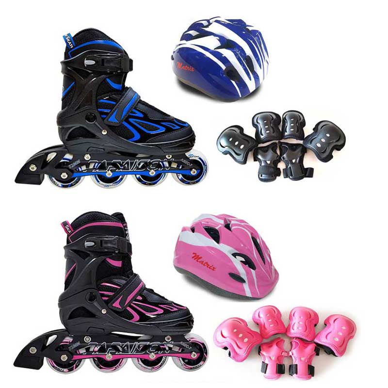 크루저라인 아동인라인 사이즈조절 인라인스케이트 큐브세트 인라인＋헬멧＋보호대 75,000원