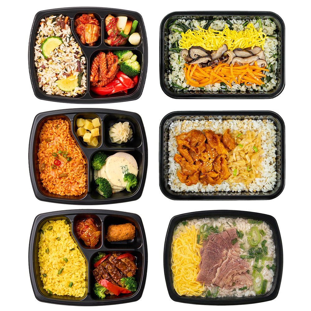 굿스푼 가벼운 200 칼로리 대 도시락 국밥 나물 전주 비빔밥 다양한 일주일 식단관리, 1.21kg, 1세트 31,100원