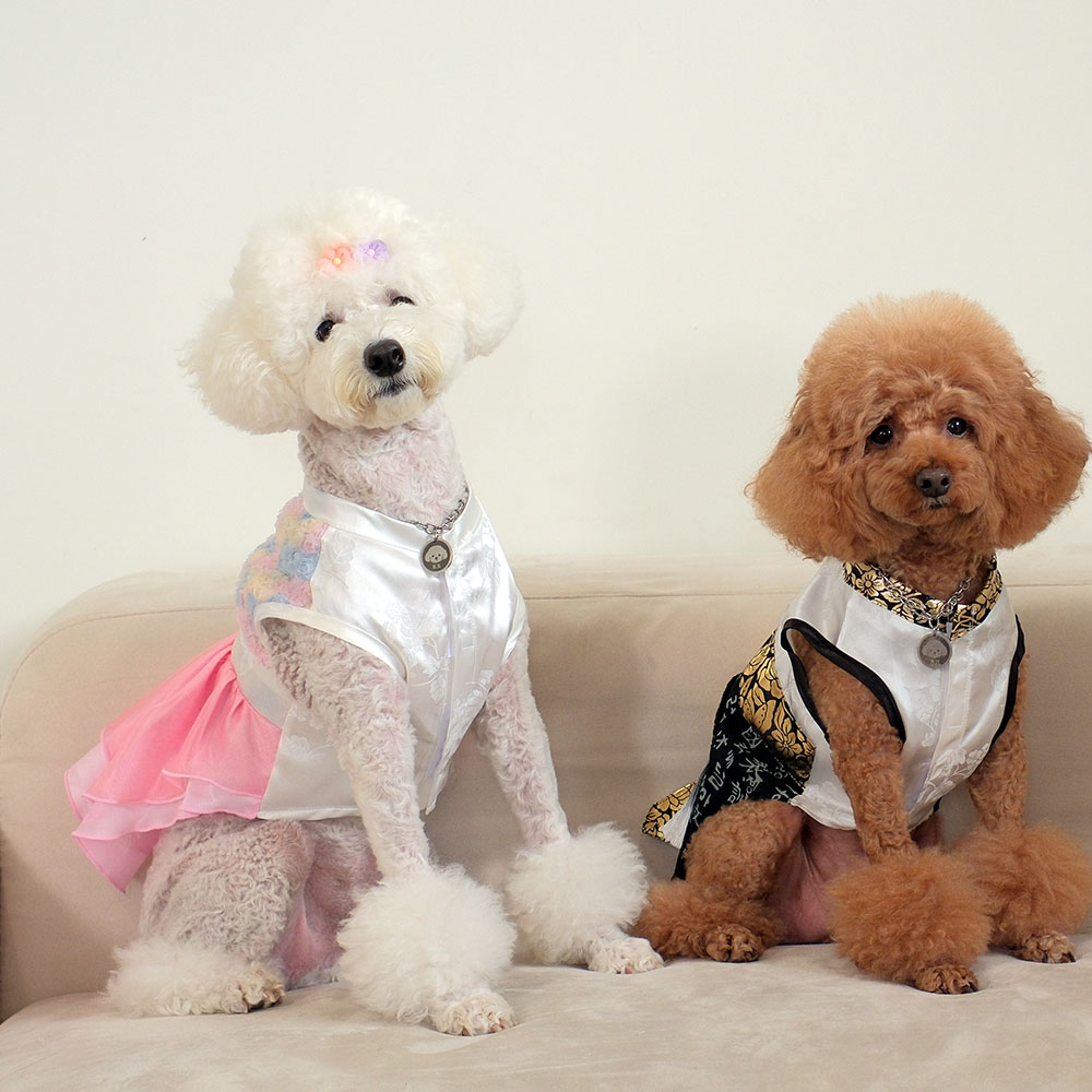 해피앤퍼피 강아지한복 대형견 빅사이즈한복 고양이 고급 한복, 1개 88,250원