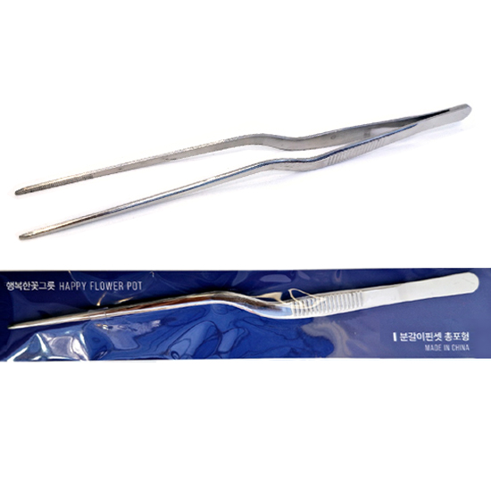 일반형 직선곡선핀셋 미세핀셋 총포형핀셋 다육화분 하엽제거 다육식물 집게 12.5cm 14cm 16cm 18cm 20cm 25cm 30cm 6,170원