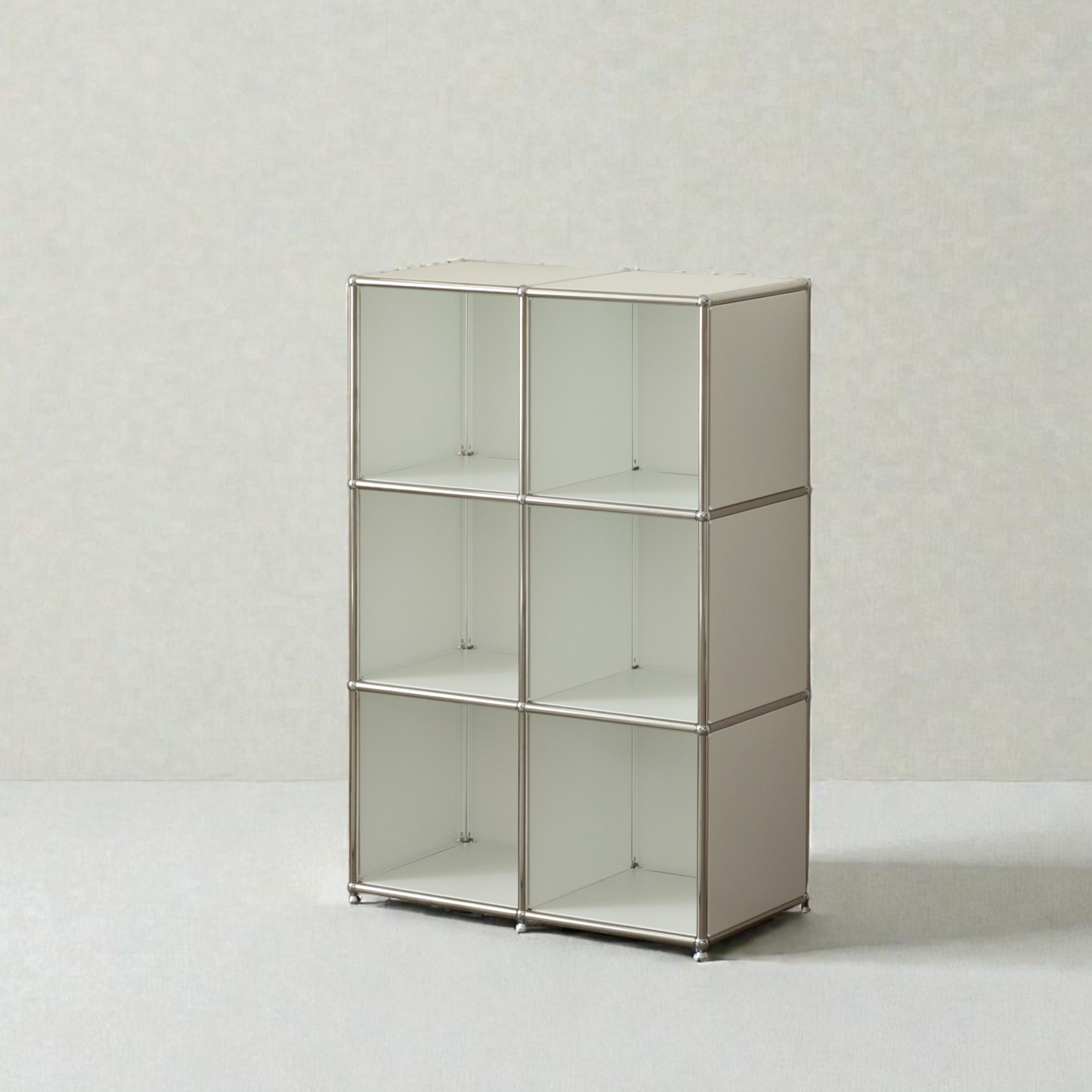 미드퍼 철제 미드센츄리 모듈 아기 책장 교구장 775x400x1160, 3단, 화이트 569,000원