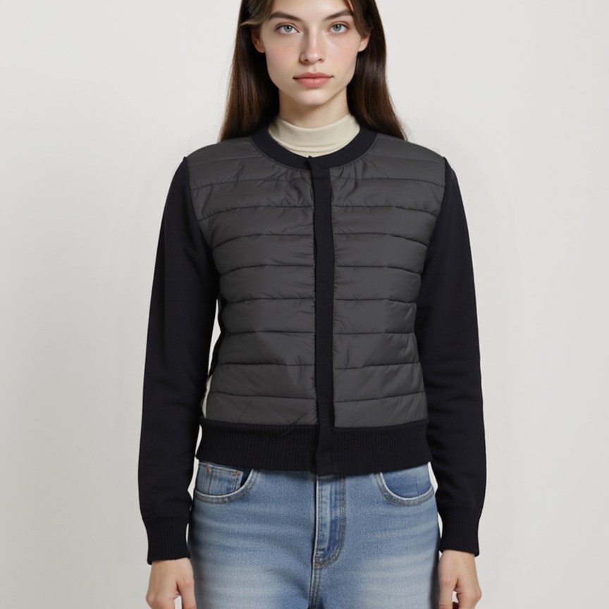 여성 니트패딩 점퍼 자켓 경량 패딩 2color 76,800원