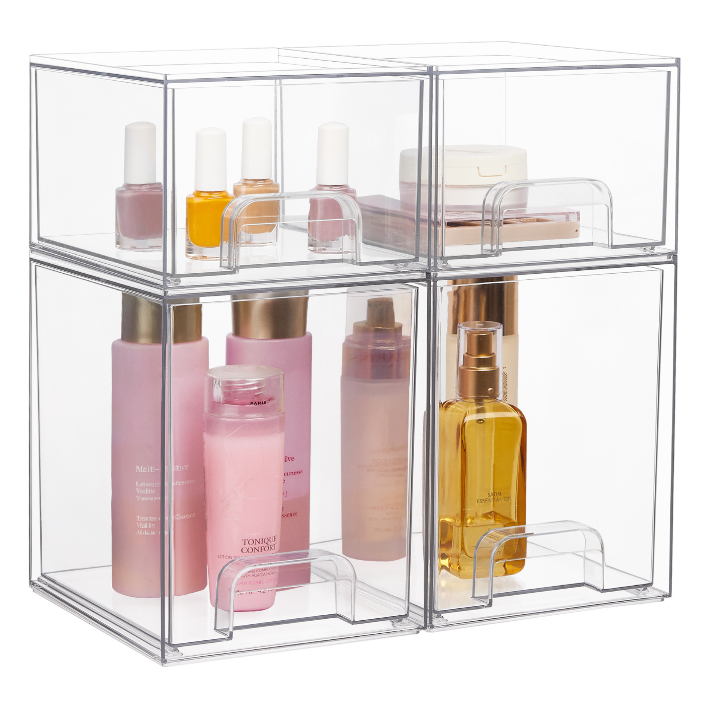 뉴밸류 아크릴 화장품정리함 펜트리수납함 다용도정리함 33,900원