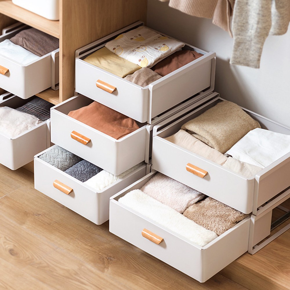 무타공마켓 고급형 원목손잡이 슬라이딩 주방선반 수납 서랍장, 다크그레이(특대형) 65,900원