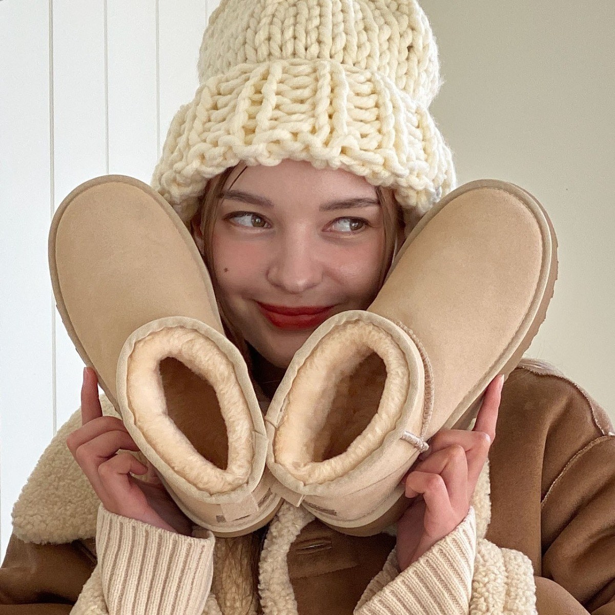 슈슐랭 설맞이 새신발 구매 할인 천연소가죽 발수코팅 3중창 편한플랫폼 여성부츠 41,800원