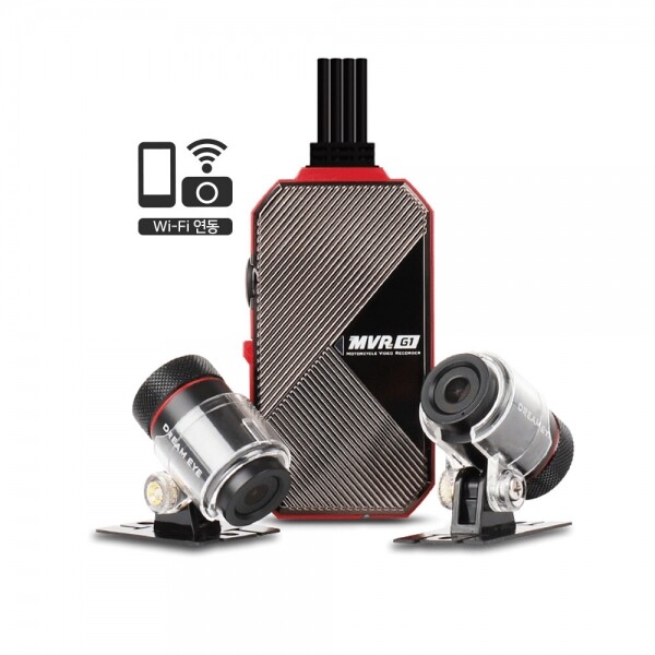 지넷 바이크 블랙박스 128G 2년AS 오토바이 2채널 방수 스마트폰연동 MVR G1 450,000원