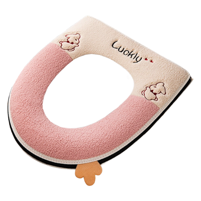 온트리 럭키 토끼 극세사 변기시트 5,460원