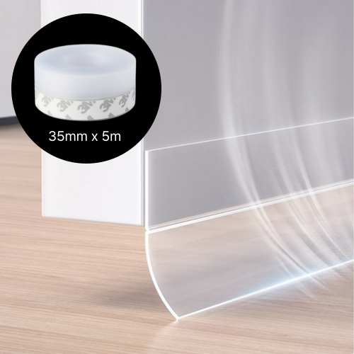 도르나솔 실리콘 문풍지 틈새 차단 테이프 35mm x 5m, 1개 5,580원