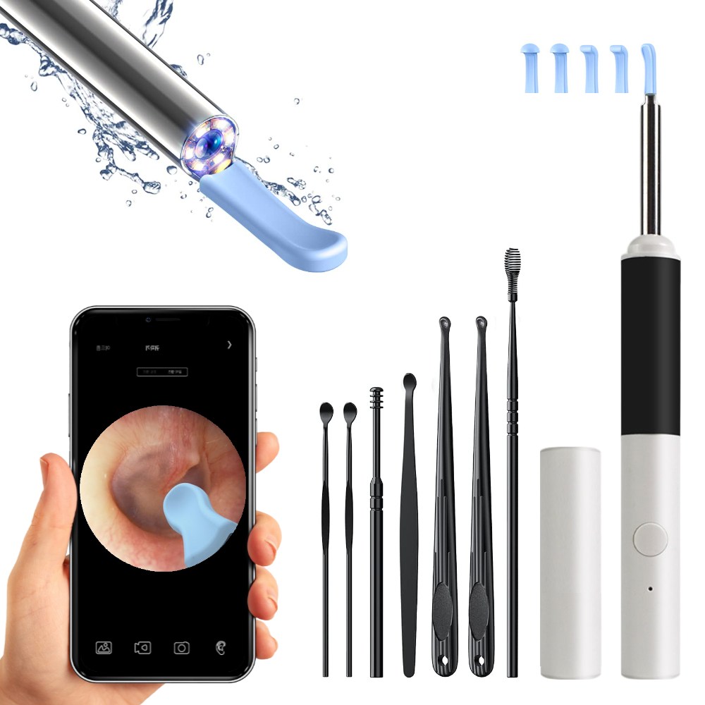 줌인 초고화질 내시경 귀이개 1000만 화소 LED 귀내시경 + 교체팁 30개 + 귀이개 케이스 세트, 1세트, 1개입 29,800원