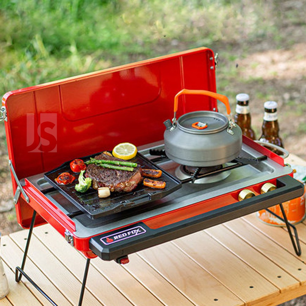 씨플 야외 나들이 낚시 캠핑 접이식 휴대용 트윈 가스 버너 스토브 바베큐 그릴 84,800원