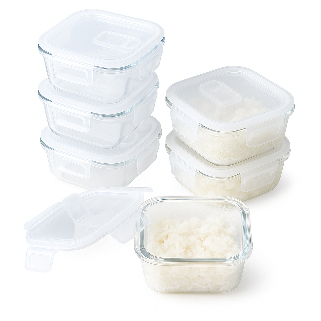 살림의지혜 촉촉한 냉동밥 용기 내열유리 사각 320ml 17,980원