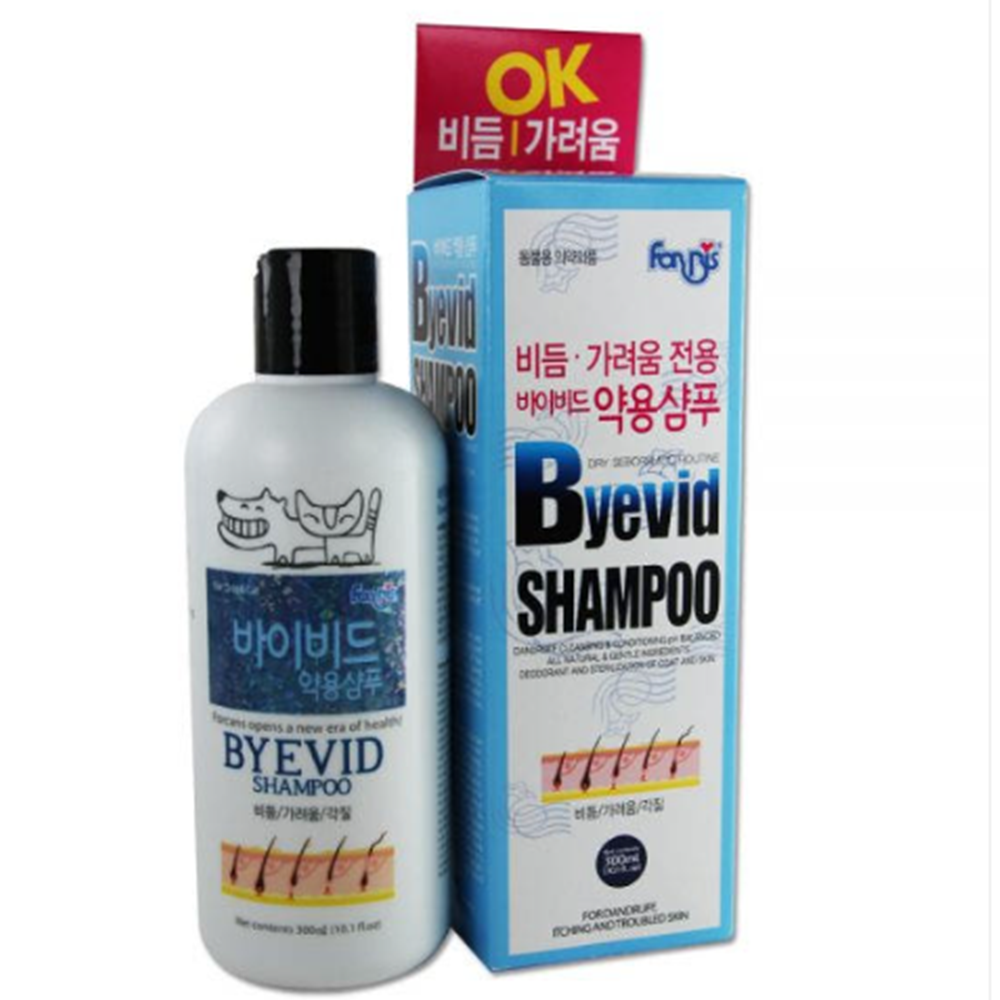 강아지 애견 반려견 포비스 바이비드 약용샴푸 300ml 비듬 가려움 피부트러블 1(개) 단일상품  4941 EA 23,700원