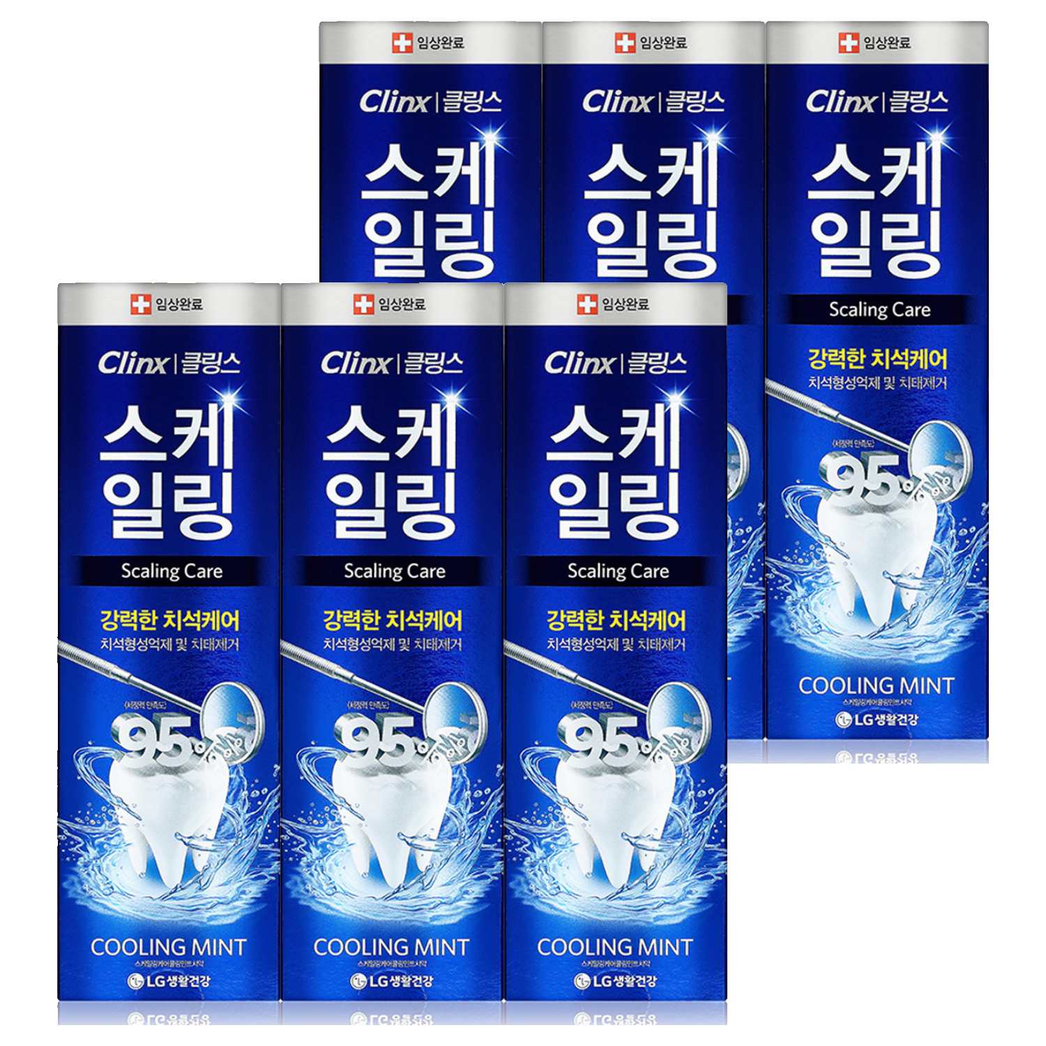 LG생활건강 클링스 스케일링 케어 쿨링민트 치약 10,850원