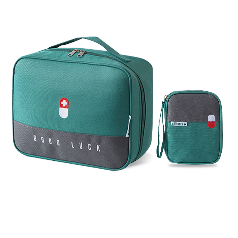 레디박스 멀티 가정 여행용 휴대편리 구급 약 가방 파우치 2종세트, 현재가 9,900원