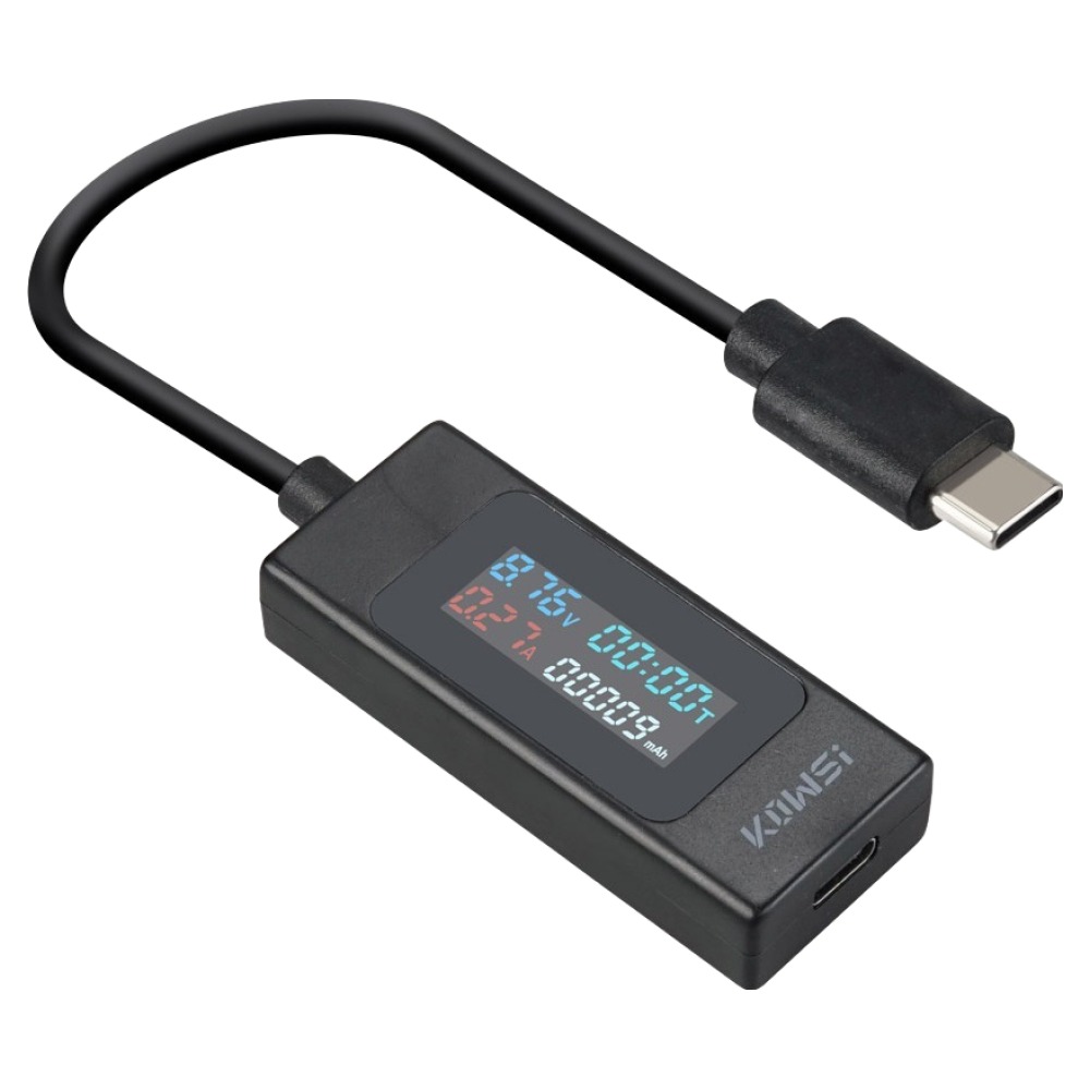 코우시 Coms C타입 테스터기 전류 전압 충전용량 시간 측정 테스트 IH727 11,500원