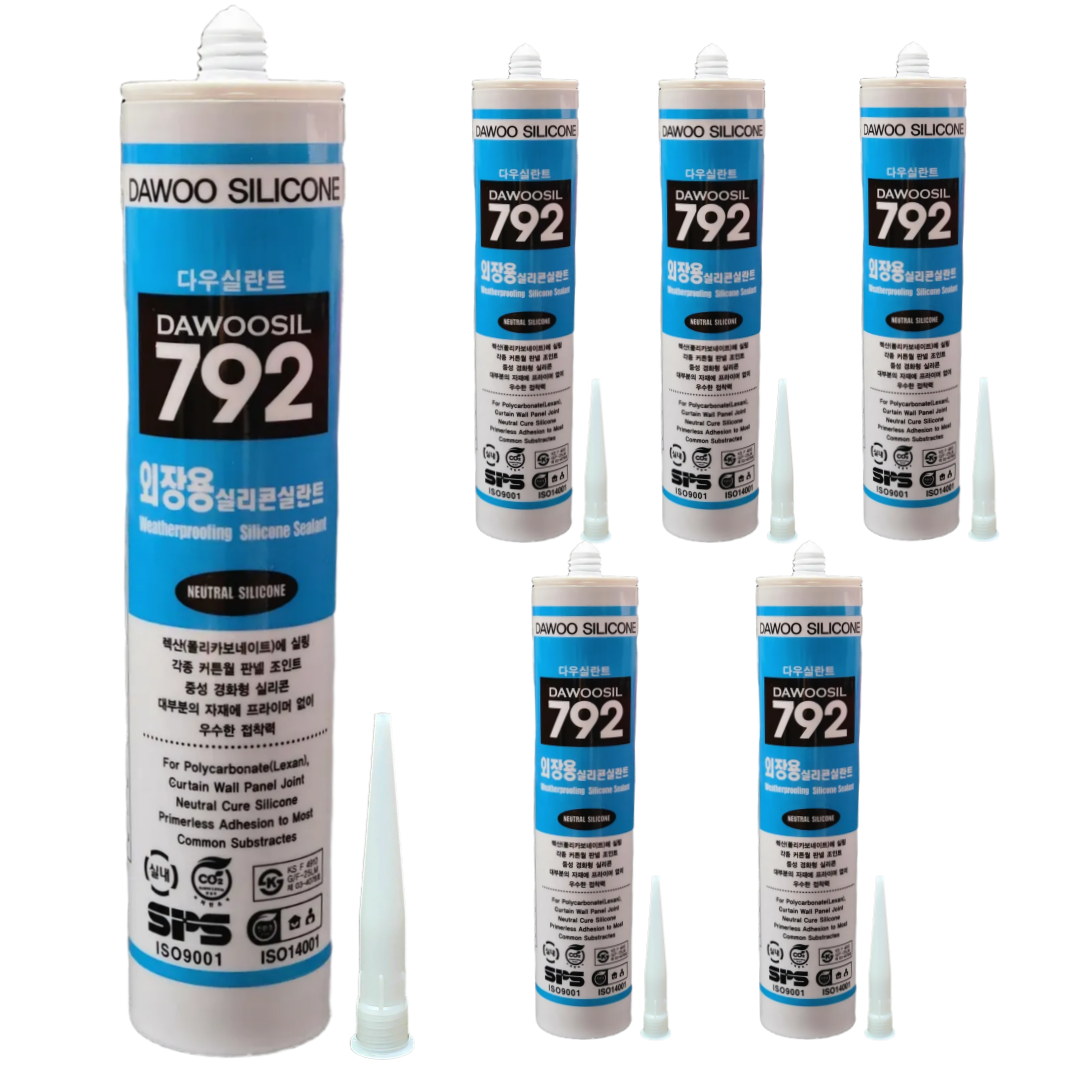 퀵마켓 렉산용, 외장용 실리콘 다우실 792, 연흑색, 6개 21,000원