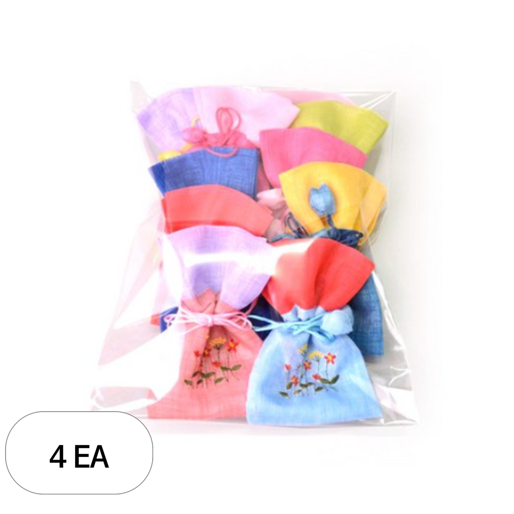 하마공방 미니 꽃자수 전통 복주머니 10종 세트 126,280원