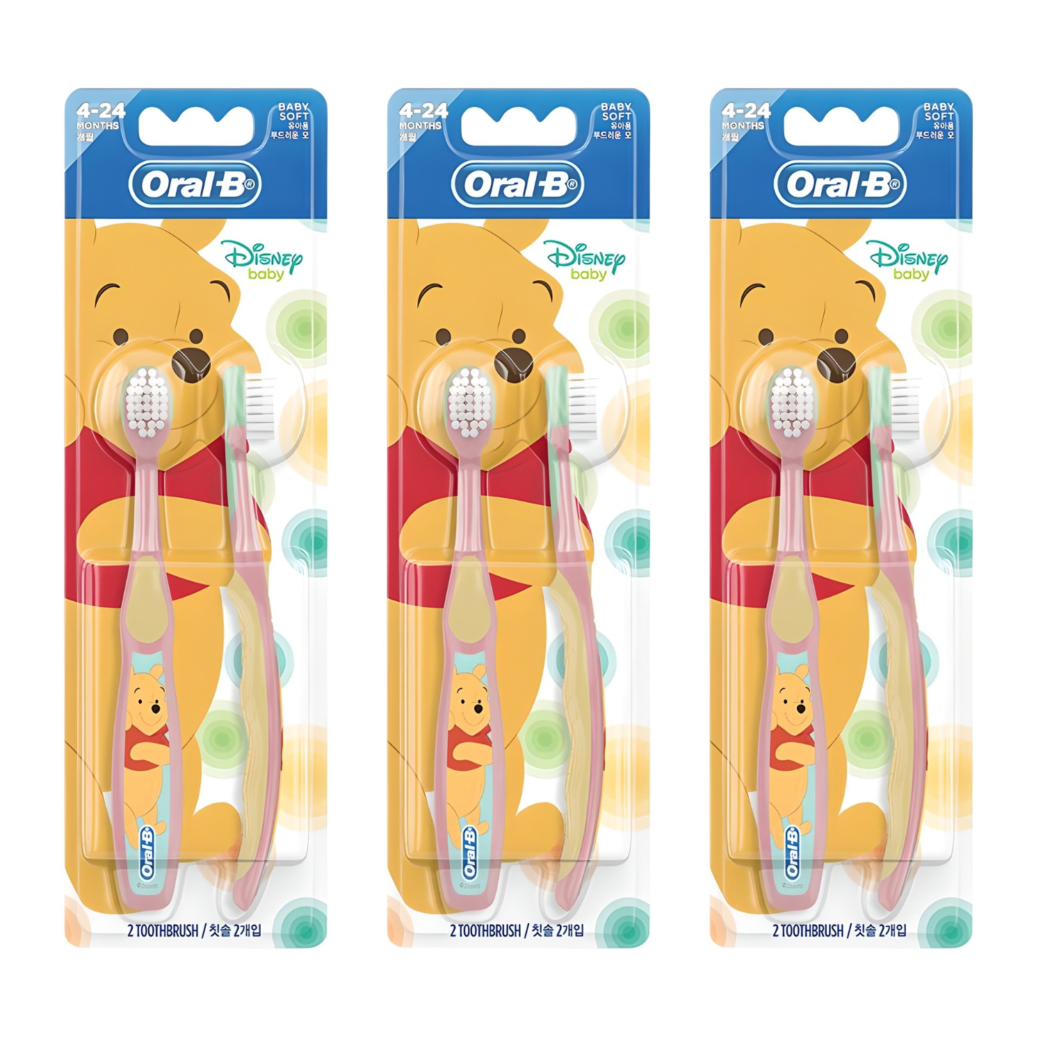 오랄비 스테이지스 영유아 푸 칫솔 1단계 6,940원