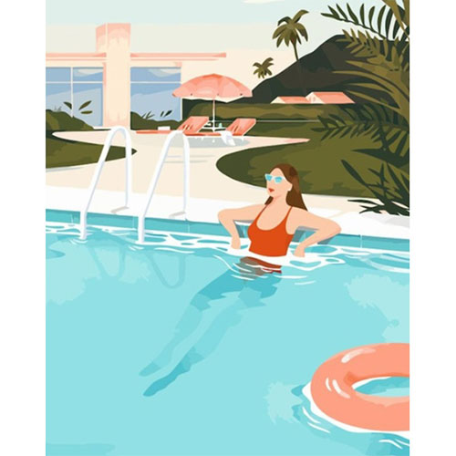 [공블리] 리빙듀오 DIY 쉬운 유화 명화 그리기 세트 99종 선물 인테리어 ( 중형 40 x 50 ) 14,900원