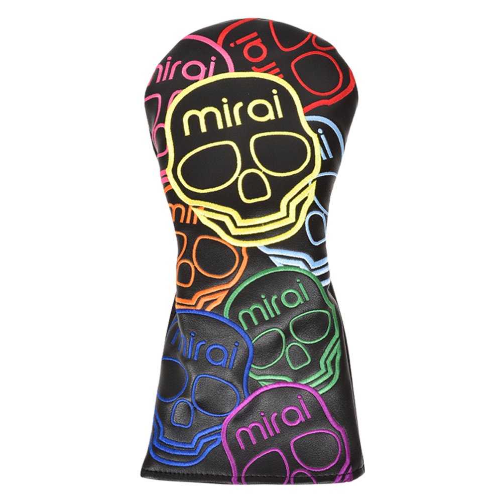 mirai 스컬 자수 유틸리티 헤드커버, 블랙, 1개 25,000원
