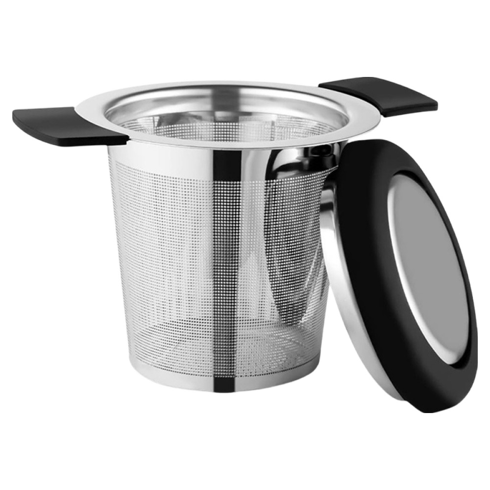 해피무드 304스텐 실리콘 손잡이 티 인퓨저 찻잎 거름망, 1개 8,300원