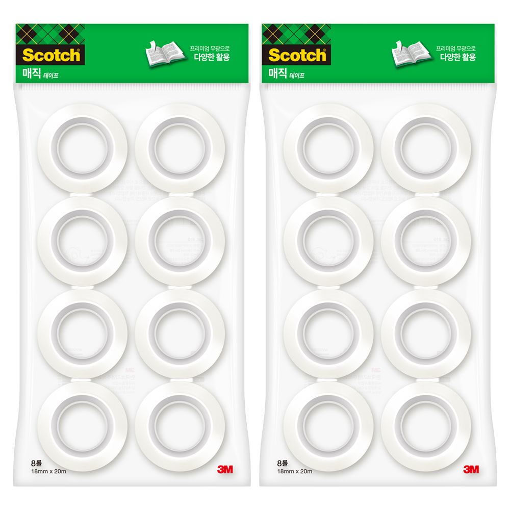 쓰리엠 스카치 매직테이프 리필 18mm x 20m 8롤 29,990원