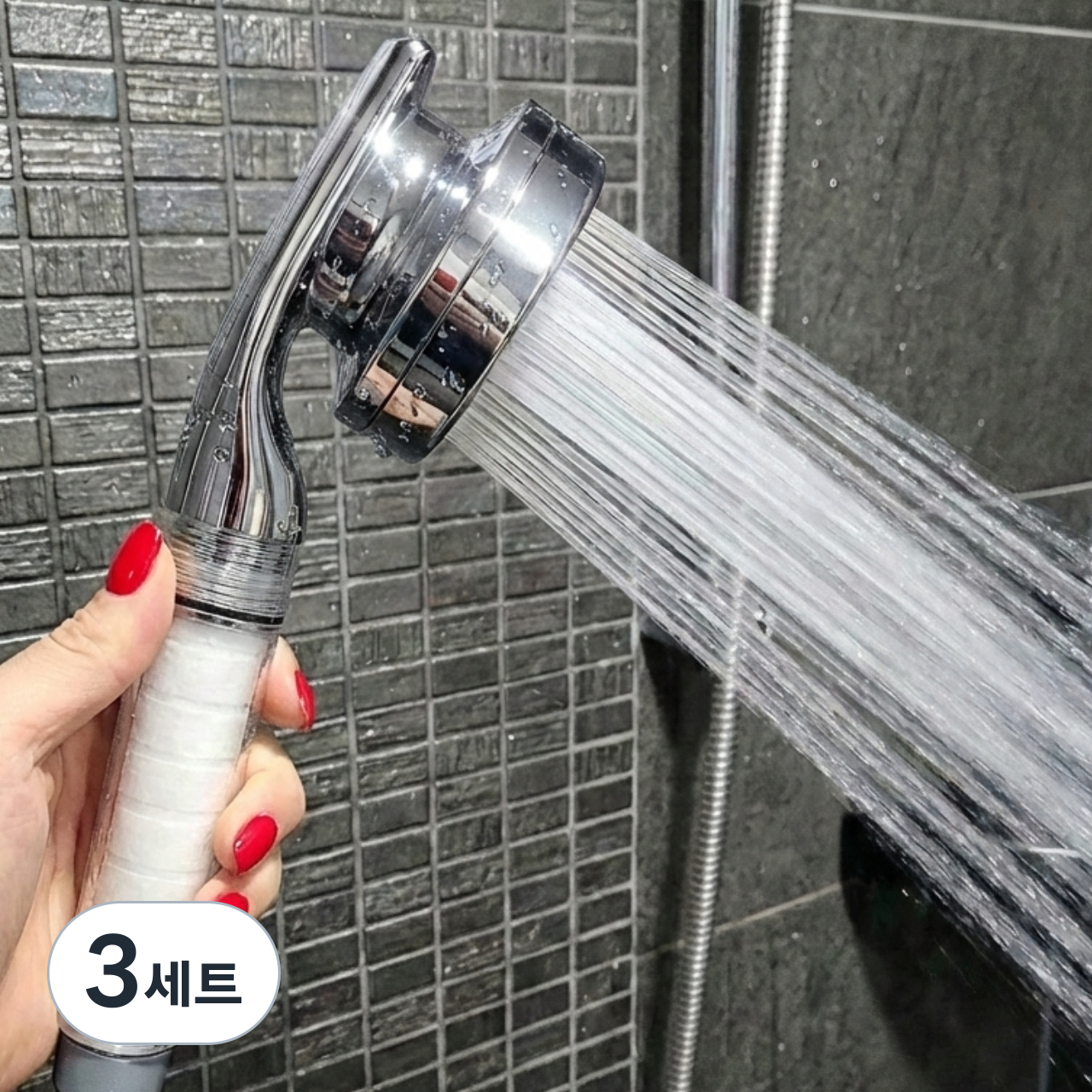 국산 WATOS정품 샤워기헤드 샤워기 절수 수압상승 나노필터, 샤워기헤드+내장필터포함3개, 3세트 44,000원