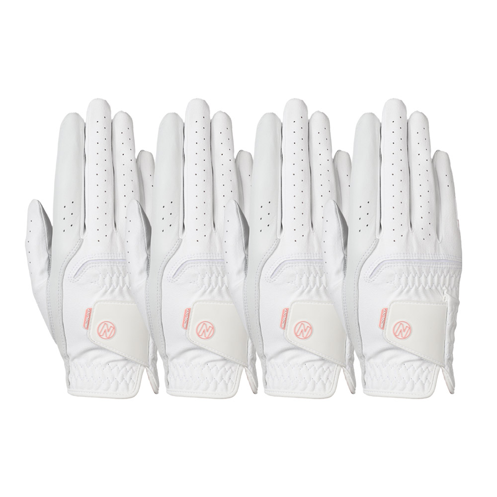 네오글러브 여성용 반양피 오른손 골프장갑 4장세트, 4개, 화이트 25,600원