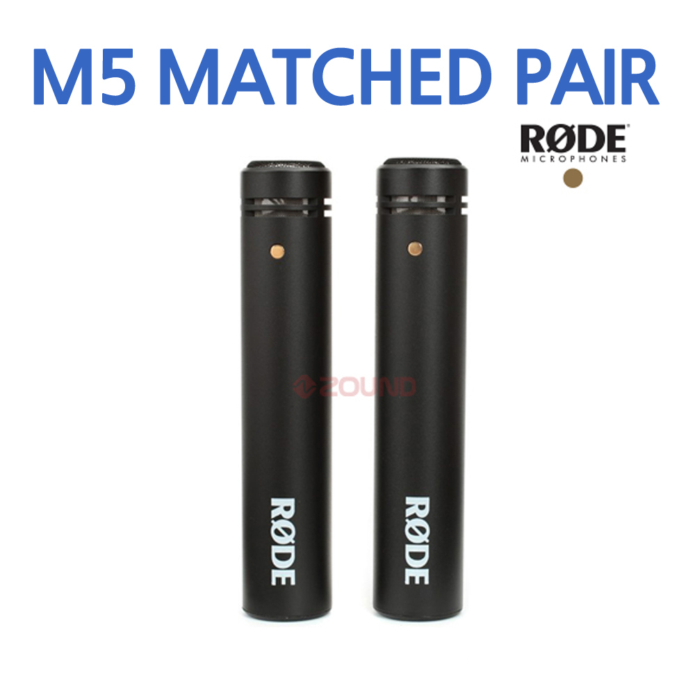 RODE M5 MATCHED PAIR /콘덴서 마이크 펜슬형 2개/ ASMR 녹음 스튜디오 레코딩 /합창단 오케스트라 녹음 299,000원