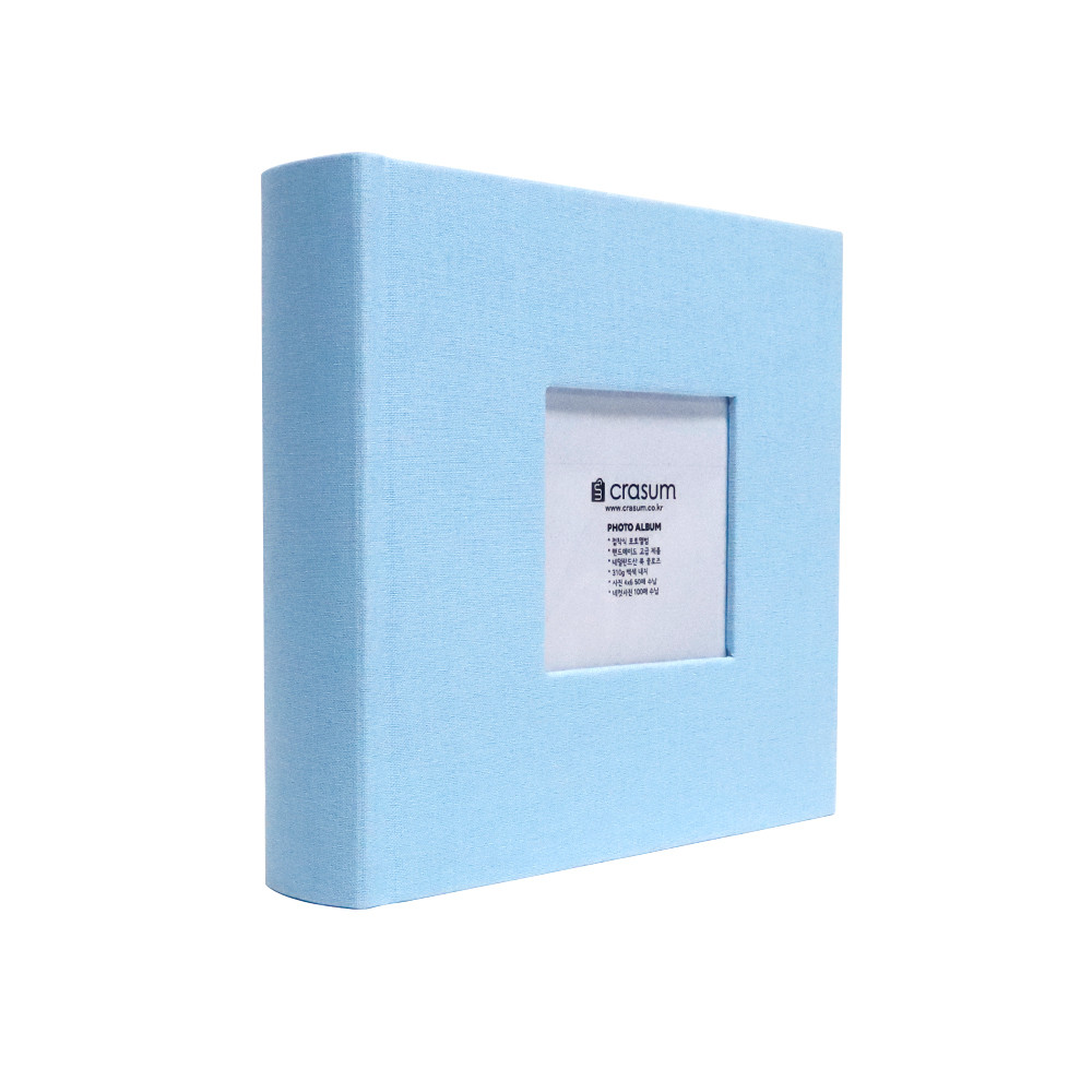 크래썸 [접착식] 포토앨범 스몰 6색 (모음전), 4.마카롱블루 12,800원