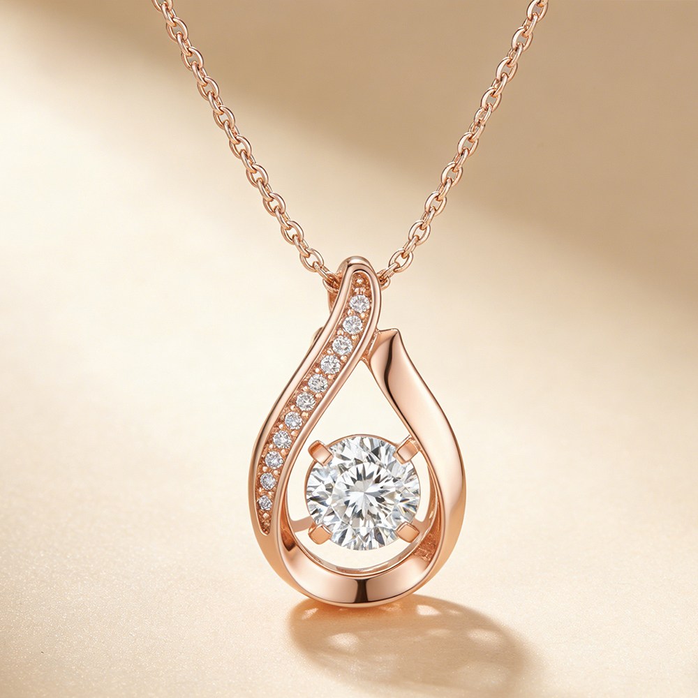 보니엘 여자 14K 목걸이 모이사나이트 골드 도금 체인 펜던트 GRA인증 35,000원