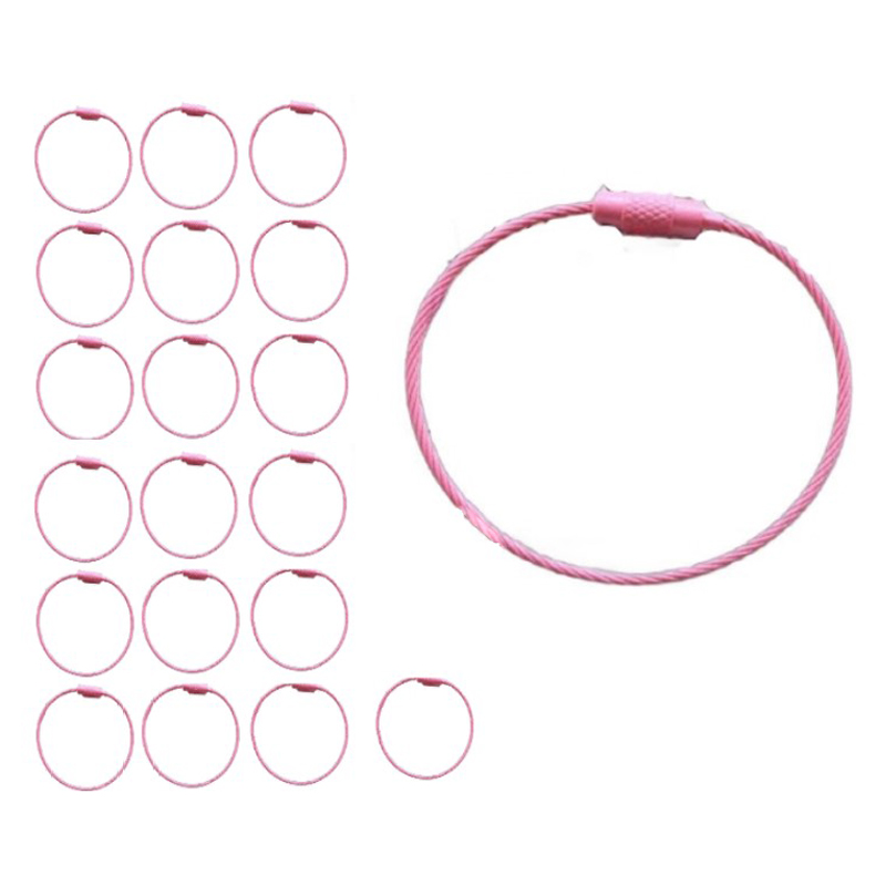 마다꾸미 고리 와이어링 20p, 핑크(와이어링), 1세트 4,900원