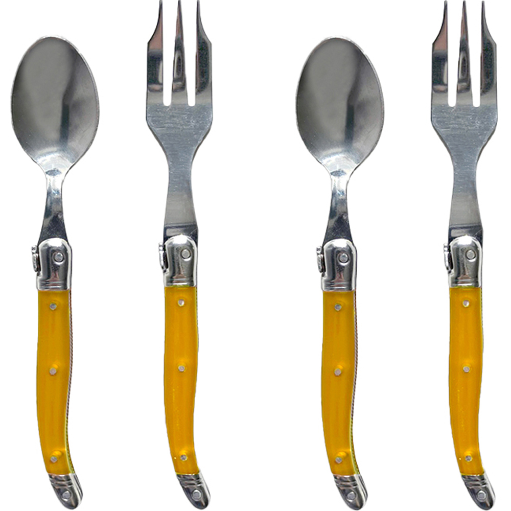 장네론라귀올 티스픈 + 티포크 세트 옐로우 67,200원