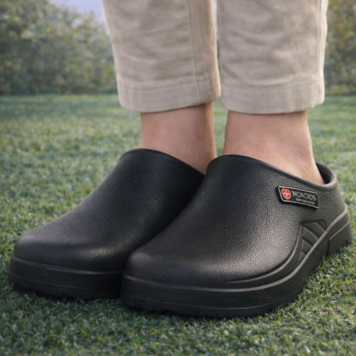 몽크로스 M60 주방화 미끄럼방지1등급 EVA소재 발볼넓은 편안한 논슬립 안전위생화 39,800원