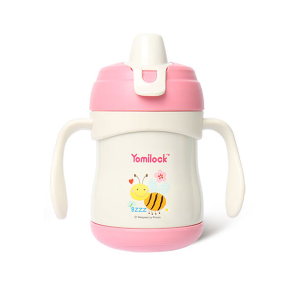 요미락 스텐레스 보온 보냉 스파우트컵, 핑크, 220ml, 1개 9,800원