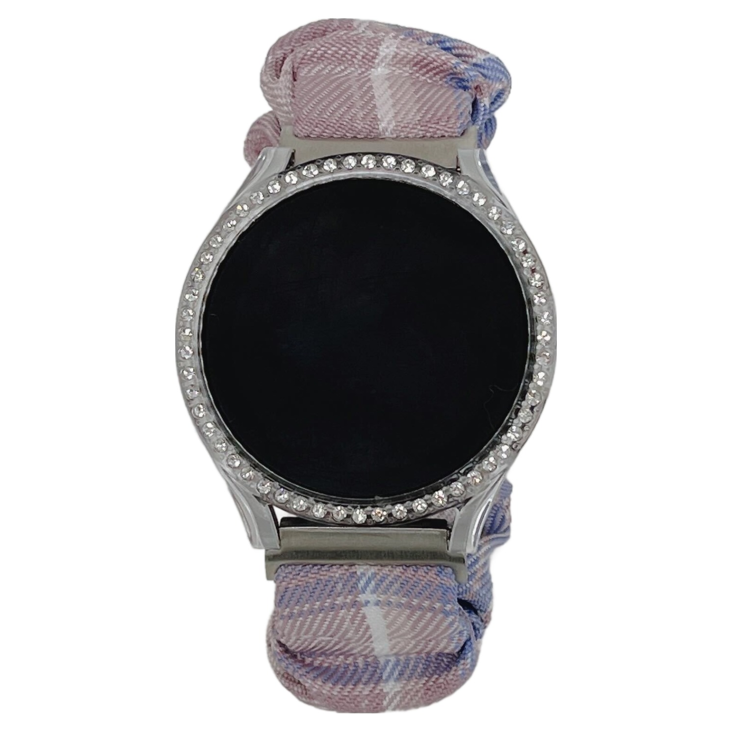 우먼스9999 갤럭시워치 호환 스크런치 밴드, 체크 마카롱, 1개 9,900원