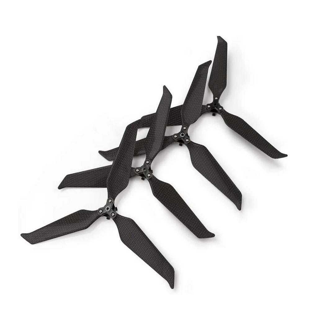 저소음 탄소 프로펠러, DJI 매빅 2 프로 줌 드론용, 3 블레이드 부품 업그레이드 액세서리, 8743F 세트 당 40,700원