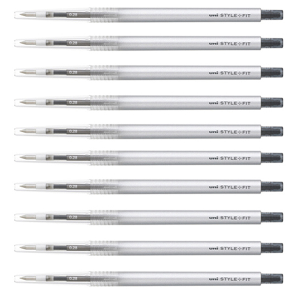 유니볼 미쯔비시 스타일핏트 단색펜 0.28mm UMN-139, 블랙, 10개 9,830원